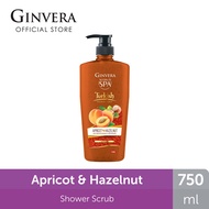 [Shop Malaysia] ginvera world spa turkish shower scrub - apricot &amp; hazelnut (750ml)