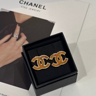 CHANEL 大雙C琥珀耳環 B23/A
