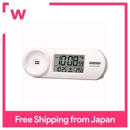 SEIKO CLOCK RAIDEN Loud digital radio alarm clock (white) NR532W