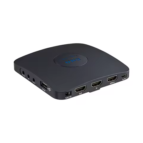 UNISHEEN FHD Capture Box Device StandAlone Camera RCA HDMI VGA YPbPr Analog VHS Card Remote 1080p Mi