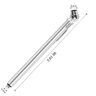 AC34-3Pcs Metal Pencil Tire Pressure Gauge 5-50 PSI Universal For Car Motorcycle Bicycle