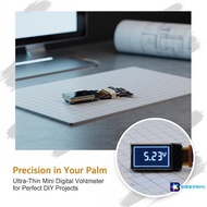 [BraveSundu] DC 0-30V Mini Digital Voltmeter 5Hz 10Hz Adjustable 0.5 Inch OLED Display for  Voltage 