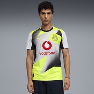 [Small/Silver Mist/Yellow Alert] Borussia Dortmund 25/26 Away Jersey Men in Silver Mist/Yellow Alert