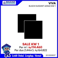 Viva - Granite Granit Tile Lantai Dinding Black Elegant 60X60 1 44 M K