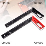 QINJUE Right Angle Ruler, Angle 45/90 Gauge L Square Right Angles Ruler Measuring Ruler,  Multi-Angl