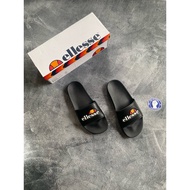 Ellesse Colorful Logo Sicily Slides Black Original