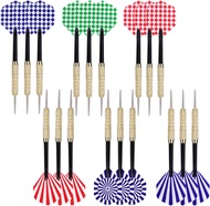 18Grams Steel Tip Darts 18Pcs Professional Metal Tip Darts Premium Darts Set Standard Flights Dart f