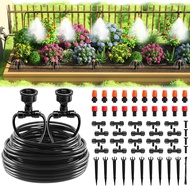MIXC Drip Irrigation System 50 FT Quick Connector Garden Watering System Automatic Sprinkler Kit for