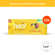 Heal Passionfruit Punch Protein Shake Powder - 15 Sachets Bundle (HALAL - Suitable For Meal Replacement Dairy Whey Protein)