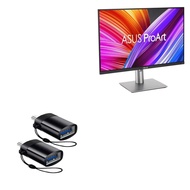 BoxWave Cable Compatible with ASUS ProArt Display PA248CRV - USB-C to A PortChanger (2-Pack), USB Ty