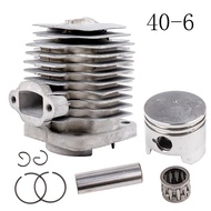 1 Set 49CC (44-6) 43CC（40-6）Engine Cylinder Head Piston Cylinder  block gasket With Piston Pin Full 