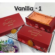 Vanilla Box 1 | Size 20.5 x 10.5 x 8 cm | Cake Souvenir Box Gift | (Price listed is for 8 Pcs per pa