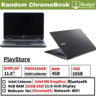 RANDOM CHROMEBOOK 11.6 Inch, 4GB, 16GB SSD, WIFI, WEBCAM,  GOOGLE, CHROME OS