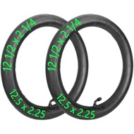 2-Pcs 12 1/2 x 2 1/4 Inner Tube 12.5x2.25 Inner Tube Bent Valve Stem 12.5" Bike Tubes Compatible wit