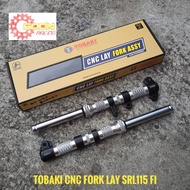 SRL115 FI TOBAKI CNC FORK LAY YAMAHA LAGENDA SRL115 FI