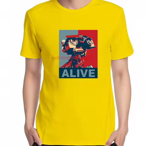 Funny Shirts Graphic Tee Johnny Number 5 Short Circuit Alive Lebt Nummer Robot Retro Short Sleeve Te