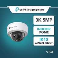 TP-Link VIGI C250 5MP CCTV Full-Color Dome Wired IK10 Vandal-Proof IP67 Weatherproof IP Camera (2.8/
