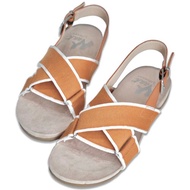 輕夏好感 - 織帶交叉軟底涼鞋 厚底涼鞋