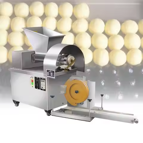 Automatic Continuous Hydraulic Cutter Rounder Ball Machine And Cutting Dough Divider To Beget Bread 