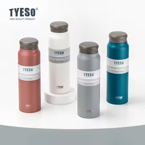 Tyeso Stainless Steel Insulated Travel Mug Portable Outdoor Sports Water Bottle Cross-Border Vacuum 