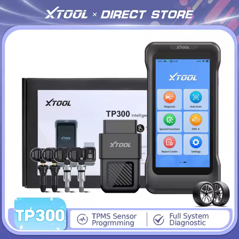 XTOOL TP300 TPMS Programmer Tools Gearbox ABS EPB Airbag Engine 5 System Scanner 8 Resets OBD2 Scann
