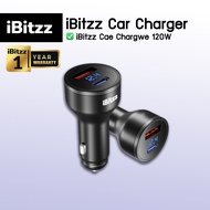 (ประกัน 1 ปี) iBitzz Car charger ที่ชาร์จในรถ 140W หัวชาร์จในรถ ที่ชาร์จแบตในรถยนต์ ชาร์จในรถยนต์ ชา