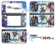 Anime Kingdom Hearts Vinyl Skin Stickers Decals Cover for Nintendo New 3DS XL 2015