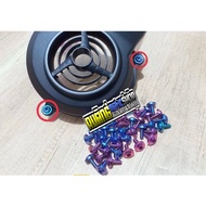 Fan cover bolts titanium fan cover bolts gr5 mio fino Nuvo soul (2) bolts