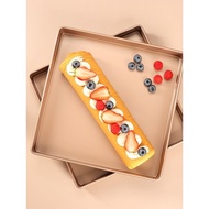 28 x 28 Square Cake Roll Baking Pan Mold Non-Stick Rolling Candy Snowflake Crisp Dry Baking Tool Hou