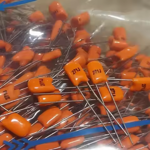 10PCS 100V 271 270PF 270P Orange APS Audio Film Capacitors