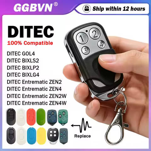 Compatible With DITEC Entrematic ZEN ZEN2 ZEN4 ZEN2W ZEN4W GOL4 BIXLG4 BIXLP2 Gate Remote Control 43