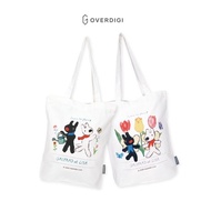 OVERDIGI x 麗莎和卡斯柏聯名_帆布托特包