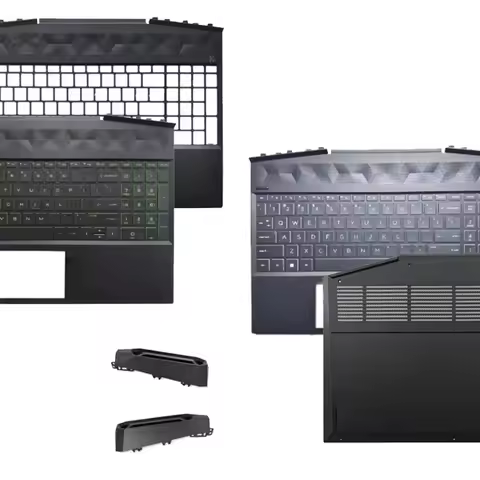 NEW Laptop Case For Pavilion 15-DK 15T-DK TPN-C141 Hinges keyboard Palmrest Heat Sink Bottom Casing