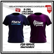 2024 fashion Gone Fishing\kastking T-shirt (microfiber T-shirt) Outdoor T-shirt (ready Stock)