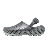 Crocs Hole Shoes Echo Clog Metal Sport Men Women Shoes Bobo Metal Clog Gray 2141091FS ACS
