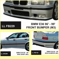 BMW '96-99 SK269 E36 M3 Side Skirt Fiberglass Material Without Paint