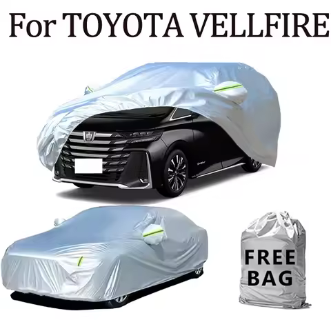 For TOYOTA VELLFIRE Car Cover Outdoor Protection Covers Snow Sunshade Waterproof Dustproof Exterior 