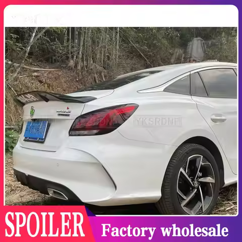 For Morris Garages MG5 high quality Carbon Fiber rear boot Wing Spoiler Rear Roof Spoiler Wing Trunk