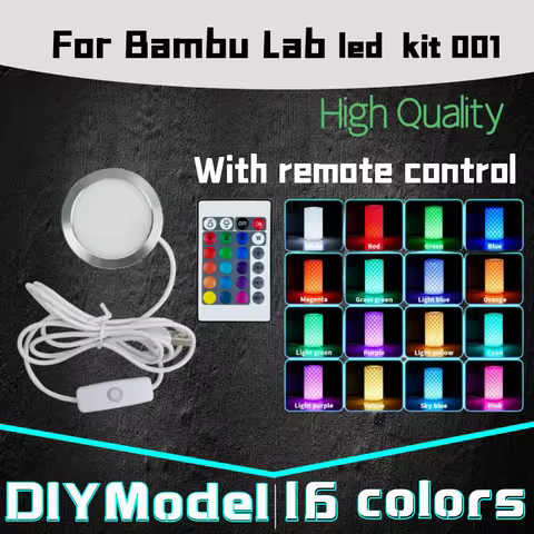 LED Lamp Kit 001 Warm White Hardware Bambulab Light Kit for Bambu Lab 3D Printer DIY For Bambu Lab A