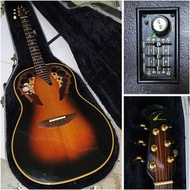 91年 USA Ovation Elite 1718 (OP-24) Sun Burst Electric Acoustic Guitar 電木結他