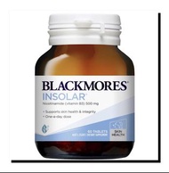 現貨✨澳洲 Blackmores Insolar Vitamin B3 Nicotinamide 500mg｜高濃度 維他命B3煙酰胺美白修護精華丸 - 60粒