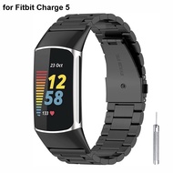 2021 New Stainless Steel Band Loop For Fitbit Charge 5 and Fitbit Charge 6 Metal Watch Bracelet Wris