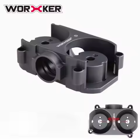 Worker Flat Cage Flywheel Cage 42.5 for Nerf Stryfe/Worker Swordfish Blaster Titanium Color 415 Sliv