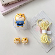 Cute Tiger cable protector Charger Case Cute Cartoon Charger Protector Cover Compatible with  iPhone