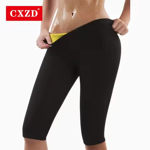 CXZD Women Slimming Pants Thermo Neoprene Sweat Sauna Body Shapers Fitness Stretch Control Panties B