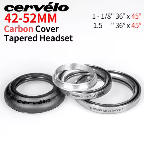 Cervelo MTB Road Bicycle Headset Tapered 28.6 Carbon Cover Straight Tube Bike Fork Internal Steering