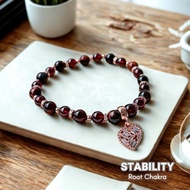 Stability Crystal Bracelet | Root Chakra | 7 Chakra Series
