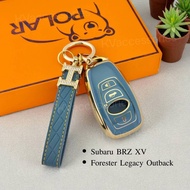 SUBARU XV Forester BRZ Car Key Case Gold TPU (SUBARU)