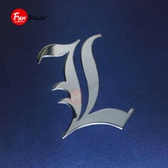 2025 Comics Death Note L Detective LOGO LOGO Mobile Phone Computer Notebook Sticker Metal Sticker Ra