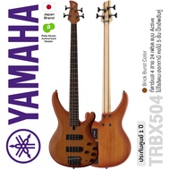 * Authorized Dealer * Yamaha® TRBX504 กีตาร์เบส 4 สาย 24 เฟรต แบบ Active ไม้โซลิดมะฮอกกานี คอไม้ 5 ช
